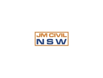 JM CIVIL NSW logo design by bricton