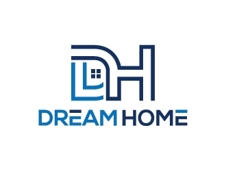 DreamHome  logo design by jishu
