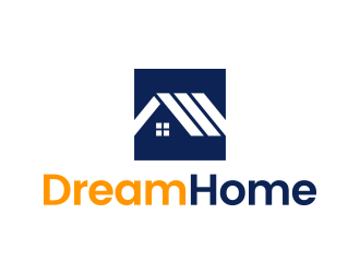 DreamHome  logo design by lexipej