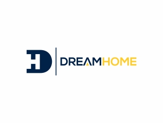 DreamHome  logo design by rokenrol