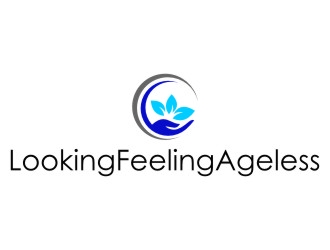 LookingFeelingAgeless logo design by jetzu