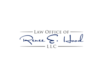 Law Office of Renee E. Hood, LLC logo design by alby