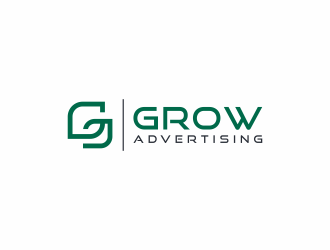 Grow Advertising logo design by ammad