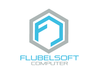 Flubelsoft computer logo design by czars