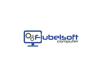 Flubelsoft computer logo design by dhika
