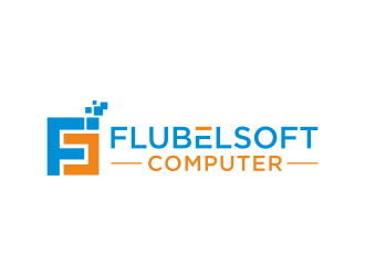 Flubelsoft computer logo design by hidro
