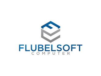 Flubelsoft computer logo design by andayani*