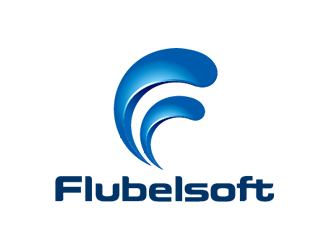 Flubelsoft computer logo design by Coolwanz