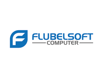 Flubelsoft computer logo design by mhala