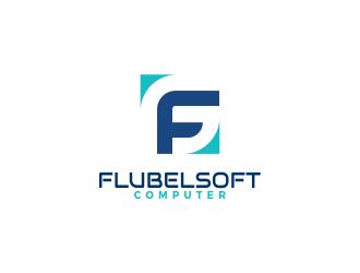 Flubelsoft computer logo design by SmartTaste