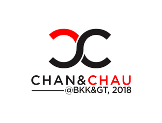 Chan&chau@bkk&gt;2018 logo design by hidro