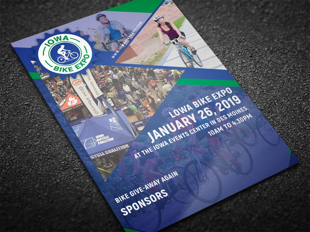 Iowa Bike Expo Logo logo design by aamir