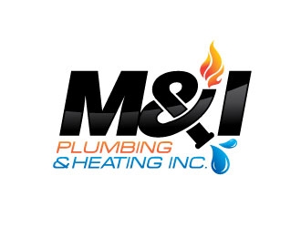 M & I PLUMBING & HEATING INC. logo design by REDCROW