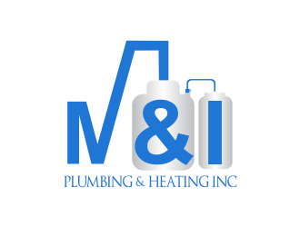 M & I PLUMBING & HEATING INC. logo design by giphone