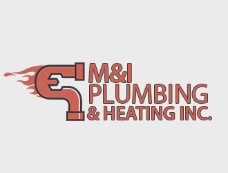 M & I PLUMBING & HEATING INC. logo design by offbeatakash