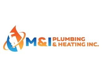 M & I PLUMBING & HEATING INC. logo design by jaize
