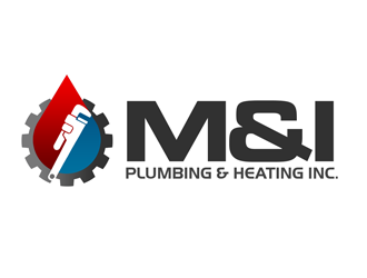 M & I PLUMBING & HEATING INC. logo design by kunejo