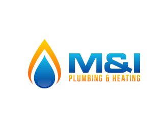 M & I PLUMBING & HEATING INC. logo design by lexipej