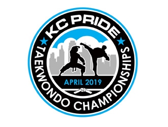 KC PRIDE Taekwondo Championships logo design by MAXR