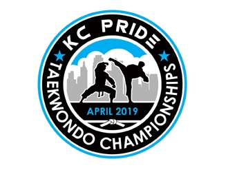 KC PRIDE Taekwondo Championships logo design by MAXR