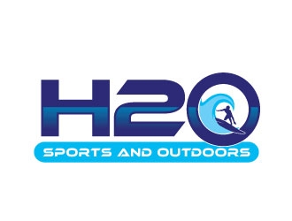 H2O Sports and Outdoors logo design by REDCROW