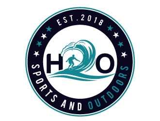 H2O Sports and Outdoors logo design by REDCROW