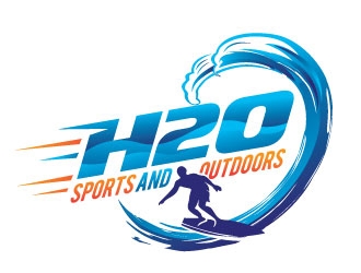 H2O Sports and Outdoors logo design by REDCROW