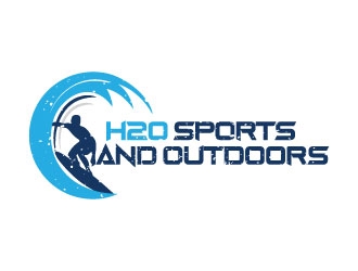 H2O Sports and Outdoors logo design by Erasedink
