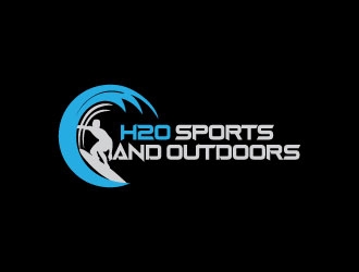 H2O Sports and Outdoors logo design by Erasedink