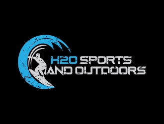 H2O Sports and Outdoors logo design by Erasedink