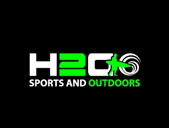 H2O Sports and Outdoors logo design by samuraiXcreations