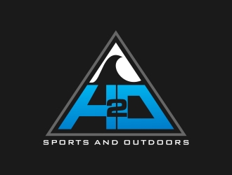 H2O Sports and Outdoors logo design by xteel