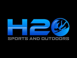 H2O Sports and Outdoors logo design by daywalker