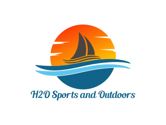 H2O Sports and Outdoors logo design by Greenlight