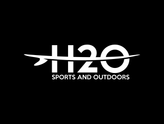 H2O Sports and Outdoors logo design by Kopiireng