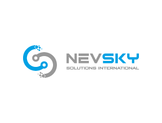 NevSky International Solutions  logo design by pencilhand