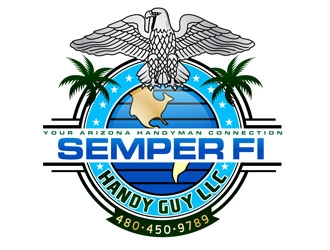 Semperr Fi Handy Guy logo design by DreamLogoDesign