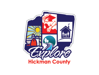Explore Hickman County logo design by Andri