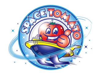 Space Tomato logo design by shere