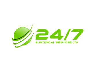 24/7 Electrical Services LTD logo design by Greenlight