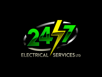 24/7 Electrical Services LTD logo design by shikuru