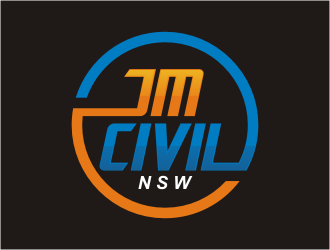 JM CIVIL NSW logo design by bunda_shaquilla