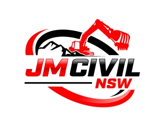 JM CIVIL NSW logo design by jaize