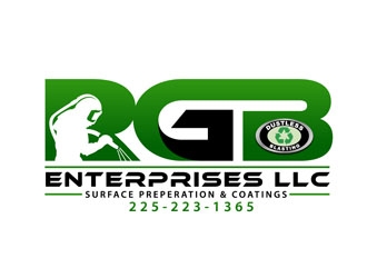 R G B ENTERPRISES LLC          Also we would like this incorporated in the logo. Surface Preperation & Coatings  225-223-1365 logo design by DreamLogoDesign