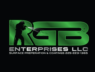 R G B ENTERPRISES LLC          Also we would like this incorporated in the logo. Surface Preperation & Coatings  225-223-1365 logo design by Eliben