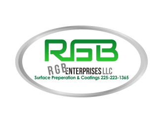 R G B ENTERPRISES LLC          Also we would like this incorporated in the logo. Surface Preperation & Coatings  225-223-1365 logo design by ROSHTEIN