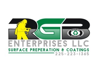 R G B ENTERPRISES LLC          Also we would like this incorporated in the logo. Surface Preperation & Coatings  225-223-1365 logo design by aladi