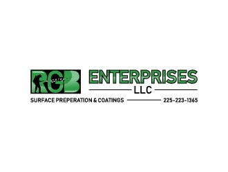 R G B ENTERPRISES LLC          Also we would like this incorporated in the logo. Surface Preperation & Coatings  225-223-1365 logo design by BaneVujkov
