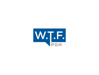 W.T.F. PGH logo design by L E V A R