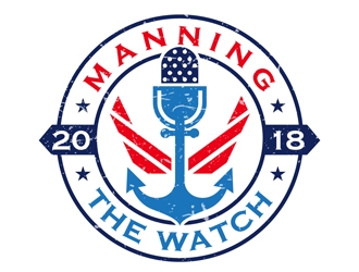 Manning the Watch logo design by DreamLogoDesign